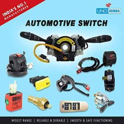 Uno Minda Hazard Warning Switch with Coupler for Ashok Leyland HCV, TD-31382 image 4