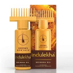 Indulekha 100ml Bringha Ayurvedic Hair Oil for Hair Fall Control &a; Growth, 175530-1