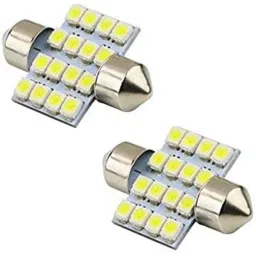 AOW 2X16 SMD LED Interior Car Roof Light/Dome Light for -Tata Sumo Spacio(White) Pack of 2-image-38