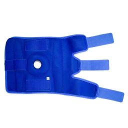 Kudize 2 Pcs Fabric Open Patella Hinged Blue Knee Brace Set for Men &a; Women, Size: XXXL-10