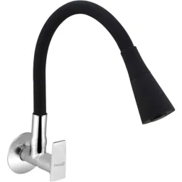 Prestige Spa Brass Chrome Finish Black Smart Flexible Sink Cock-image-26