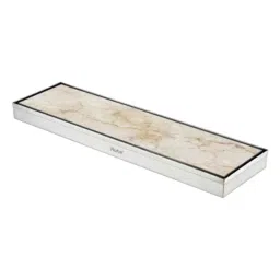Ruhe 24x5 inch Stainless Steel 304 Brushed Finish Tile Insert Shower Drain Channel with Cockroach Trap, 16-0203-17-picture-14