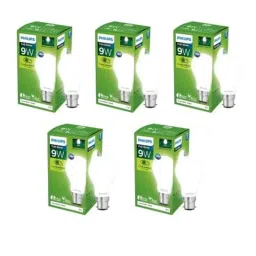 Philips Full Glow 9W B22D 6500K Cool Day White LED Bulb (Pack of 5)-28