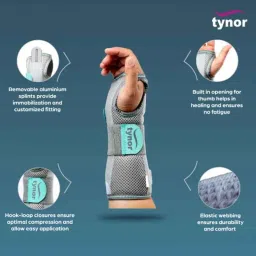 Tynor Left Wrist &a; Forearm Splint, Size: S image 3