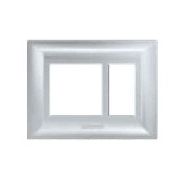 Anchor Ziva 2 Module Shining Silver Cover Plate with Base Frame, 68902SS (Pack of 20)-picture-16