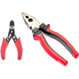 Ambrosh 8 inch Iron Red &a; Black Combination Plier &a; Wire Cutter Combo-18
