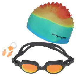 Strauss 5 Pcs Supreme Yellow Swimming Goggles Set, ST-2256-picture-6