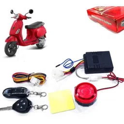 Auto Pearl 12V Black Two-Way Anti Theft Motorcycle Alarm Kit with 2 Pcs Remote for Urban Club-picture-16