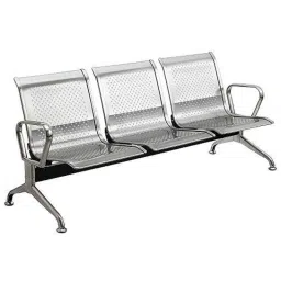 Da Urban Three Seater Stainless Steel Waiting Area Visitor Chair-picture-26