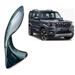 SureStrive ABS Black Front Left Side Fender Angle View Bonnet Blind Mirror for Mahindra Scorpio Hybrid Model image 2