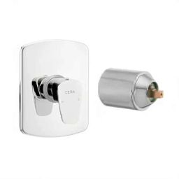 Cera Vine Shower Mixer Exposed Part and Concealed Part, F1020778 + F4075102 (Pack of 2)-0