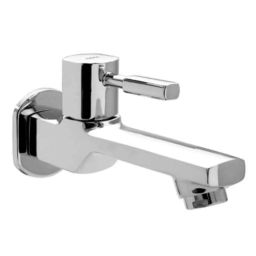 Cera Gayle Brass Chrome Finish Long Nose Bib Cock with Wall Flange &a; Aerator, F1014152-picture-22