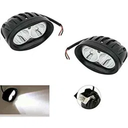 AOW (20W) Oval Projector Fog Light Auxiliary Spot LED Light Off-Road Driving Lights LED Fog Lights for Volkswagen Polo GT (Pack of 2)-34