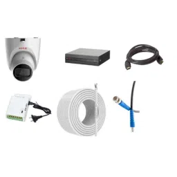 CP Plus 5MP IR Indoor &a; Outdoor CCTV Combo Kit with 8Ch DVR, 7 Dome Camera, 8Ch SMPS, 70m Copper Cable &a; Connectors-10