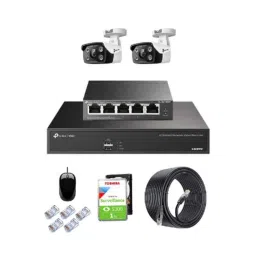 TP-Link VIGI C350 5MP Full Colour Outdoor Network IP Combo Kit with 4 Channel NVR, 2 Cameras, 5 Port POE Switch, 1TB HDD, D-LINK 100M LAN Cable-picture-44