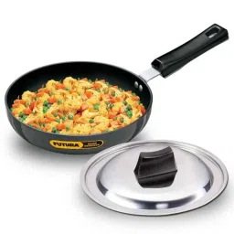 Hawkins Futura 22cm Rounded Side Hard Anodized Fry Pan with Lid, AF 22RS (Pack of 5)-picture-12