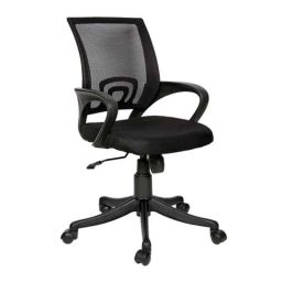 Regent Voom Net &a; Metal Black Mesh Chair with Modle Handle (Pack of 2) image 2