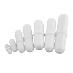 7 Pcs Polytetrafluoroethylene White Magnetic Stirrer Bar Set-image-16