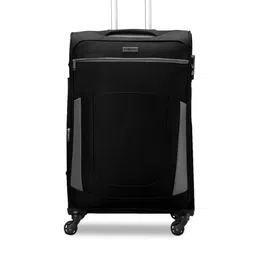 CARRIALL Black & Grey Solid Large Size Check-in Luggage-16