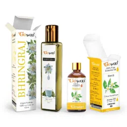 GoWoo 2 Pcs 10ml Natural Neroli Aroma Oil &a; 100ml Bhringraj Carrier Oil Set, GWOC1006-P37+P170-picture-48