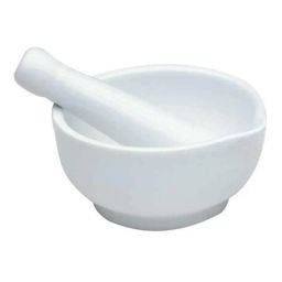 WKM 14 inch Porcelain Mortar Pestle for Kitchen &a; Lab, KT101A-picture-6