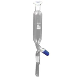 Glassco 250ml Boro 3.3 Glass Cylindrical Dropping Funnel with Needle Valve Stopcock, 156.202.04-33