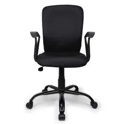 YTT Zebra 44x59.5x92.5cm Nylon Black Medium Back Ergonomic Office Chair, YTT101-16
