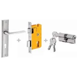 Dorset ML Series Ceto 70mm Stainless Steel Door Handle Lock Set with Both Side Key Cylinder, ML CO-picture-38