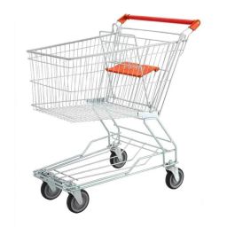 Voltz 125 Litre Stainless Steel Orange &a; Silver Heavy Weight King Shopping Trolley, VZ-ST125L-image-72