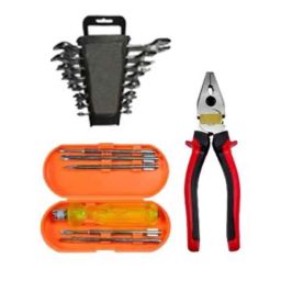 JetFire 17 Pcs Multicolour Professional Hand Tool Kit-1