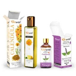GoWoo 2 Pcs 10ml Natural Patchouli Aroma Oil &a; 100ml Calendula Carrier Oil Set, GWOC1061-P39+P171-picture-9