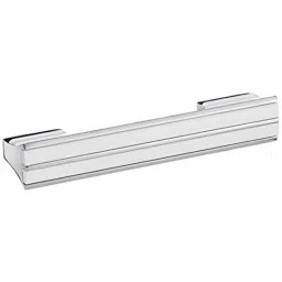 Aquieen 96mm Aluminium Chrome White Wardrobe Cabinet Pull Handle, KL-721-96-CP (Pack of 2)-picture-27
