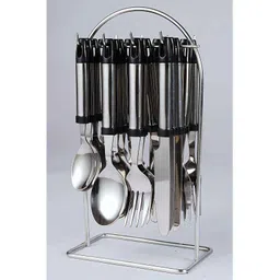 Elegante 24 Pcs Glory Stainless Steel &a; Plastic Cutlery Set, SL-117-picture-38