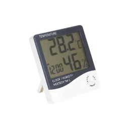 Mextech TM-1 Thermo Hygro Digital Humidity Temperature Time Meter-36