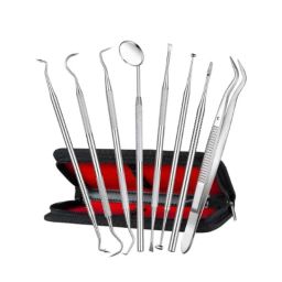 Forgesy GSS85 8 Pcs Stainless Steel Dental Hygiene Tool Set-image-58