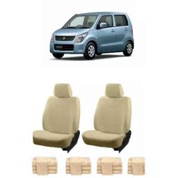 Oscar Beige Aut-Sn-4230 Towel 1 Pcs\\Set Maruti Suzuki Wagon-R Car Seat Cover-picture-11