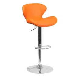 Furniturstation Orange Leatherette Indus Bar Stool, SB-BR-05-OR-picture-0