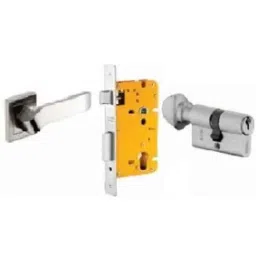 Dorset ML Series Hale 70mm Stainless Steel Silver Chrome Finish Door Handle Lock Set with Knob &a; Key (Pack of 4)-picture-24