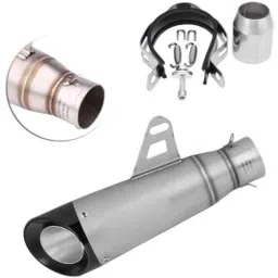 RA Accessories Stainless Steel Universal Bike Full Exhaust System for Yamaha, KTM, Bajaj &a; Honda, RAAATG4R-picture-30