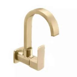 Cera Ruby Metal Quarter Turn Single Lever Wall Mount Sink Cock, F1005251BA-picture-8