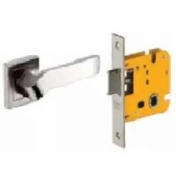 Dorset ML Series Hale 10 inch Stainless Steel Silver Chrome Finish Door Handle Lock Set with Mortise Latch (Pack of 2)-image-72