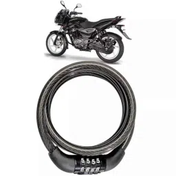 Cartronics Black 4 Digit Password Bike Number Lock for Bajaj Pulsar 150 DTS-i-picture-14