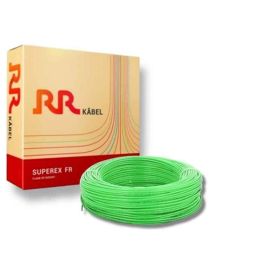 RR Kabel Superex-FR 0.75 Sqmm Green PVC Copper Insulated Cable, Length: 90 m-image-64