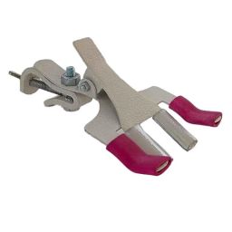 2 Rubber Jaw Alloy Steel Multicolour Round Single Burette Clamp-13