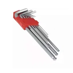 ARO 9 Pcs Stainless Steel Chrome Long Ball Point Hex Set-picture-4