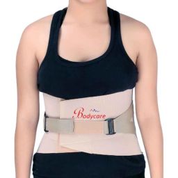 Bodycare Cotton &a; Elastic Beige Heavy Duty Sacro Lumber Brace, RP-3206, Size: S-29