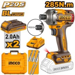 Ingco 20V 2Ah 285Nm Cordless Impact Driver, CIRLI2028-image-23