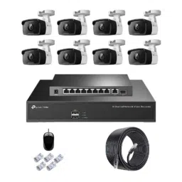 TP-Link VIGI C320I 2MP Outdoor Network IP Combo Kit with 8 Channel NVR, 8 Cameras, 10 Port POE Switch, D-LINK 100M LAN Cable &a; Connectors-picture-30