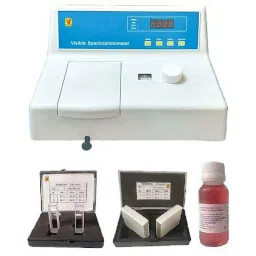 Lab Junction Spectrophotometer (Facility:10 mm to 50 mm Pathlength), Microprocessor Single Beam Visible Spectrophotometer With Software, LJ-1305-image-43