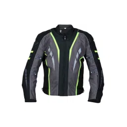 Biking Brotherhood Neon Rubberized Navigator Jacket, Size: Small-image-99